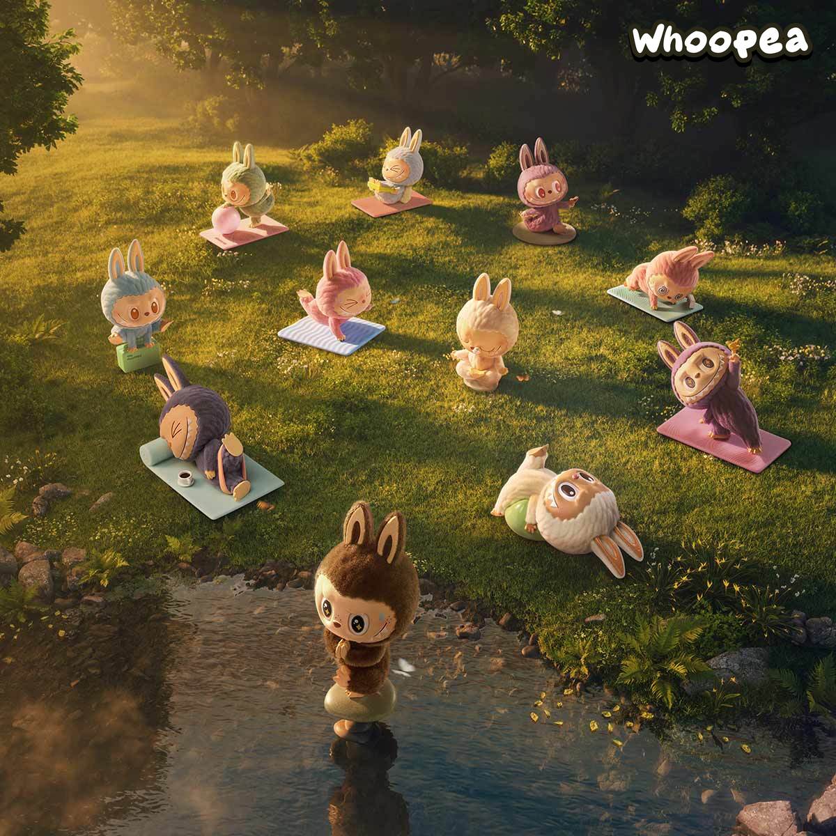 THE MONSTERS Labubu Lazy Yoga Series Blind Box