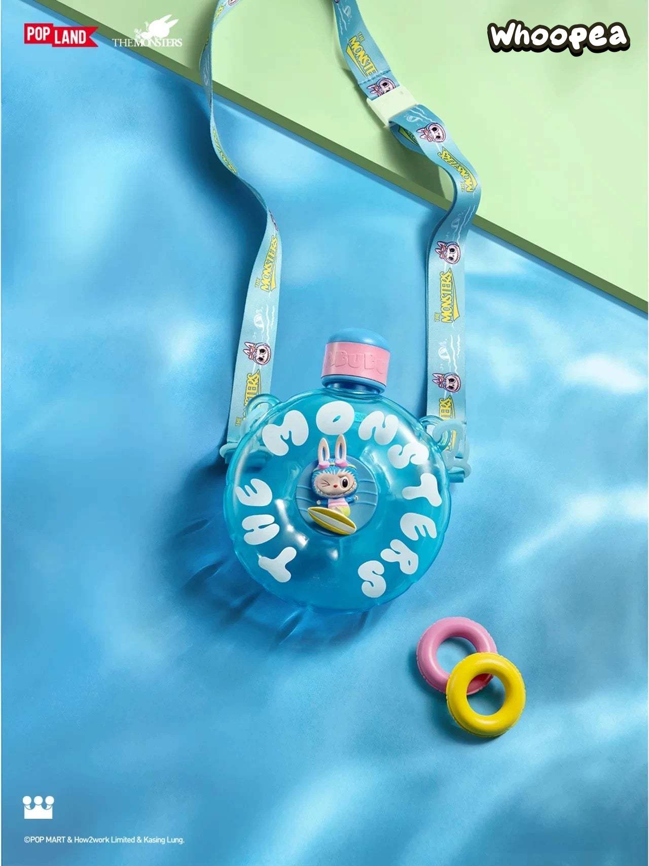 POPMART-POPLAND Limited THE MONSTERS Party Series Straw Cup, Cooling Water