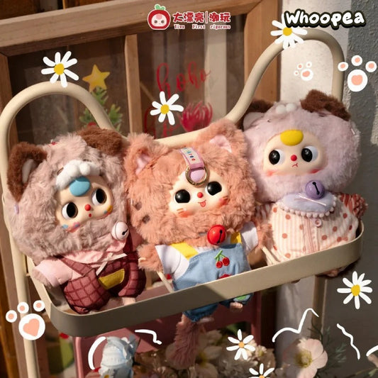 Baby Three Cat Wardrobe Series Plush Dolls, Blind Box