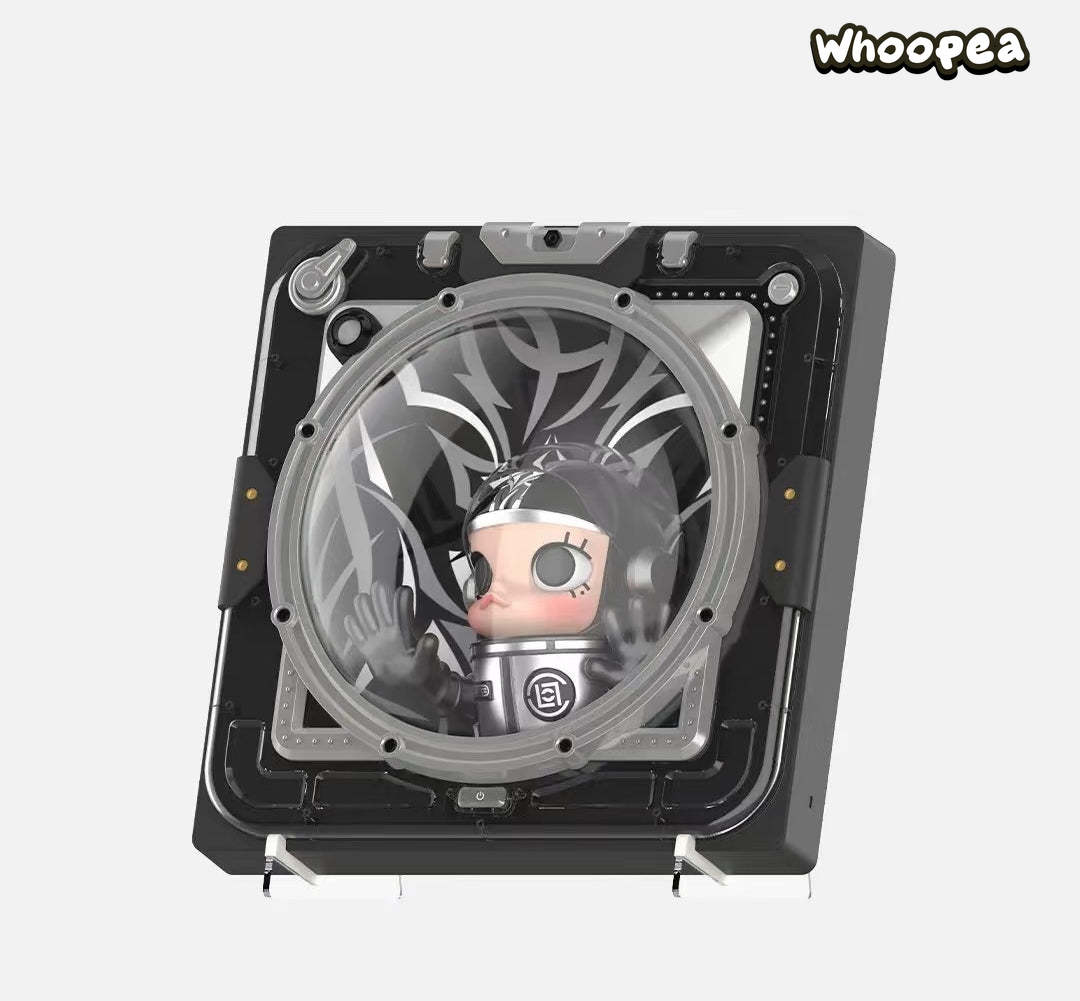 MEGA SPACE MOLLY 400% CLOT-Black Alienegra & ''IN SPACE'' 3D Painting