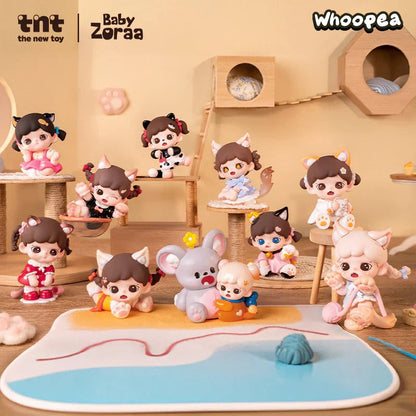 Zoraa Meow Cat Face Mini Series Figures Blind Box
