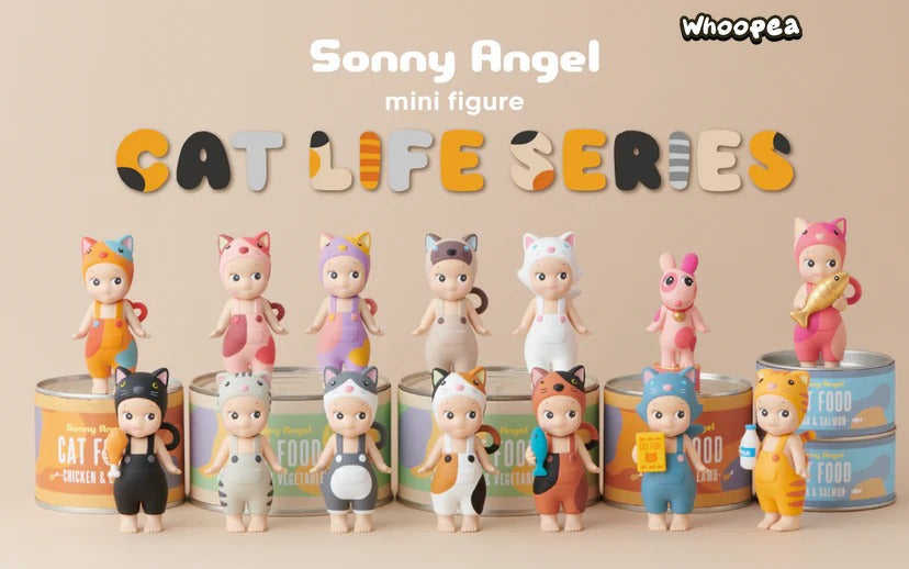 Sonny Angel Cat Life Series Figures, Blind Box