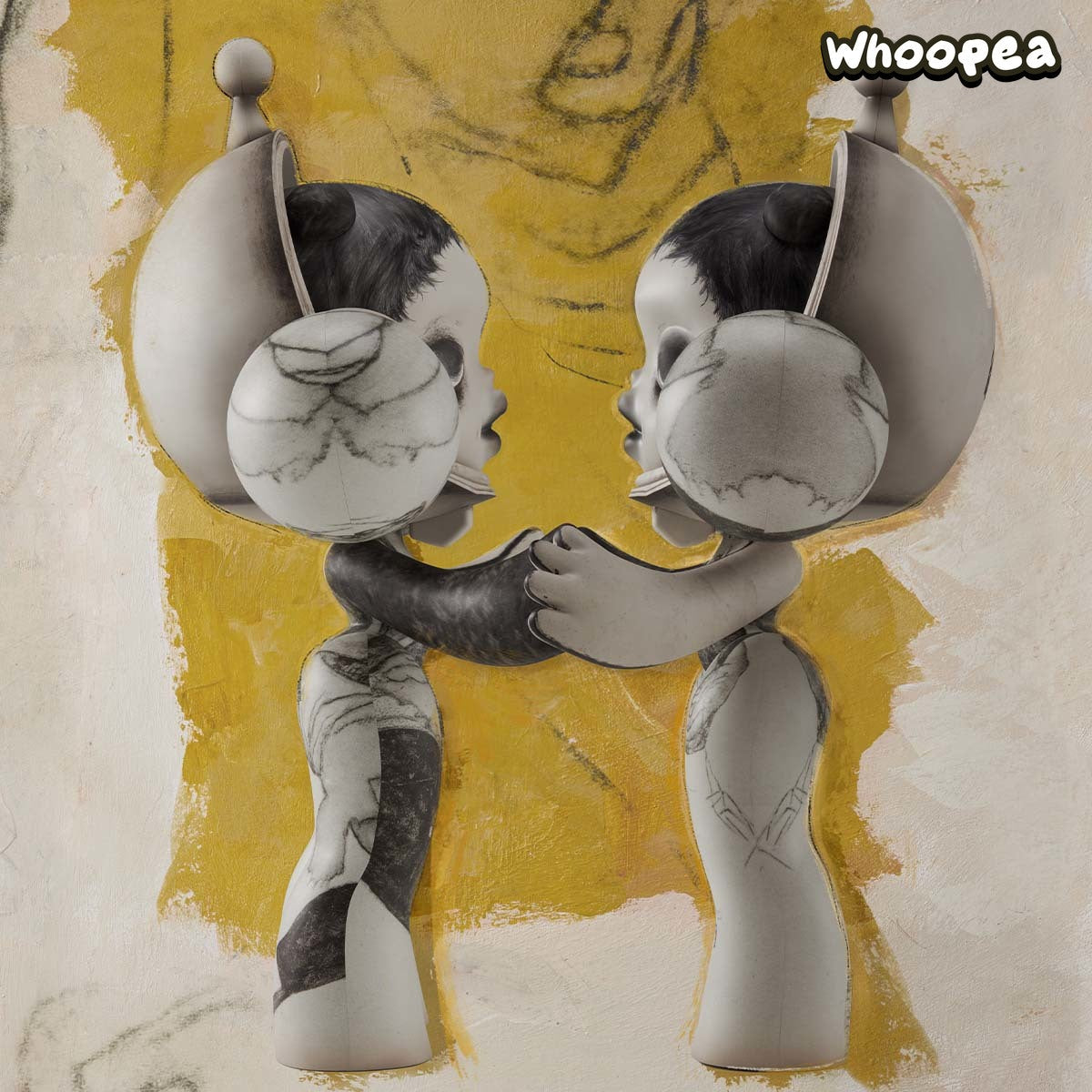 MEGA α SKULLPANDA 400 % &amp; 1000 % Egon Schiele