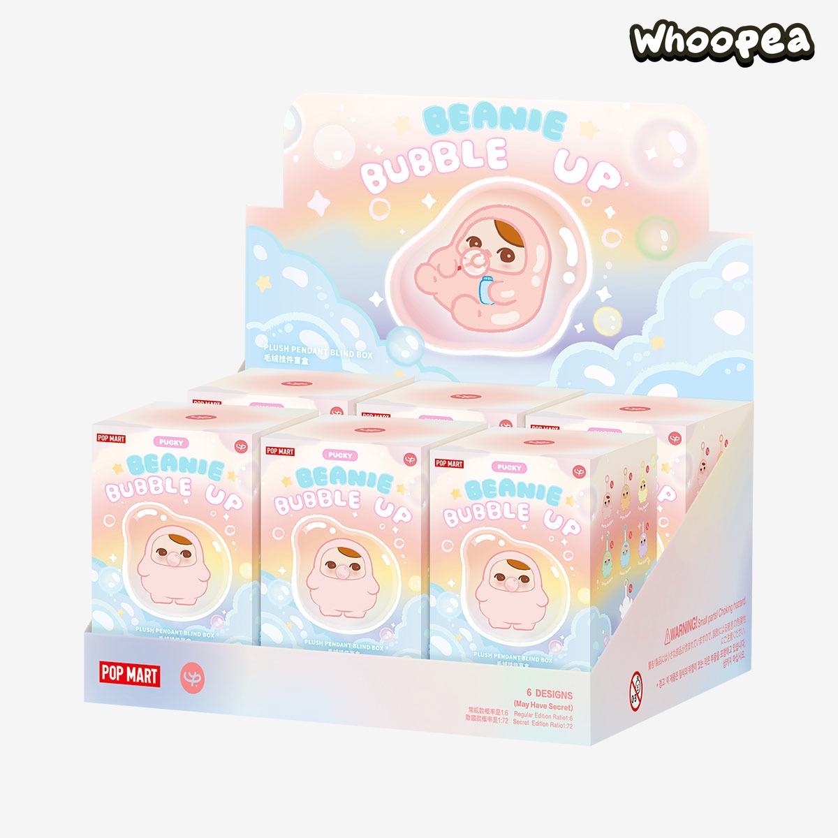 PUCKY BEANIE BUBBLE UP SERIES-Plush Pendant Blind Box