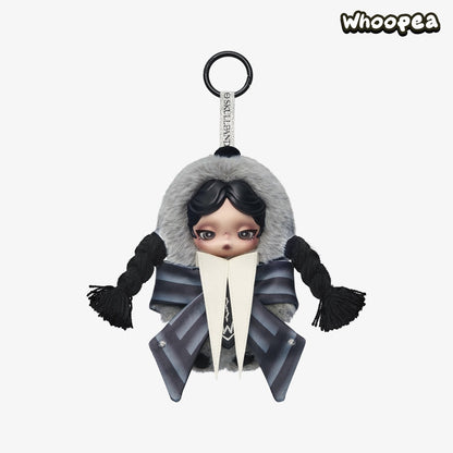 SKULLPANDA × Wednesday Plush (Nevermore Academy Uniform Version)