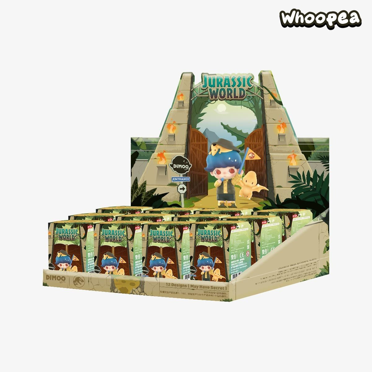 DIMOO Jurassic World Series Figures, Blind Box