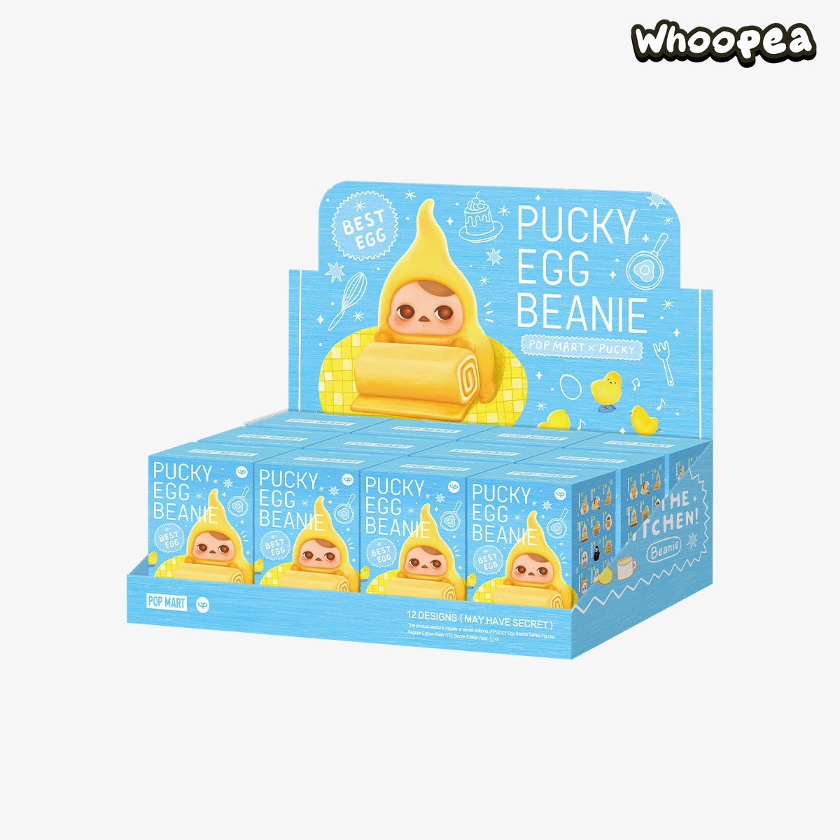 PUCKY Egg Beanie Series Figures, Blind Box