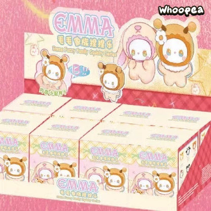 Emma Fuzzy Family Squishy Series Plush Dolls, Blind Box