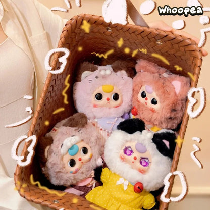 Baby Three Cat Wardrobe Series Plush Dolls, Blind Box