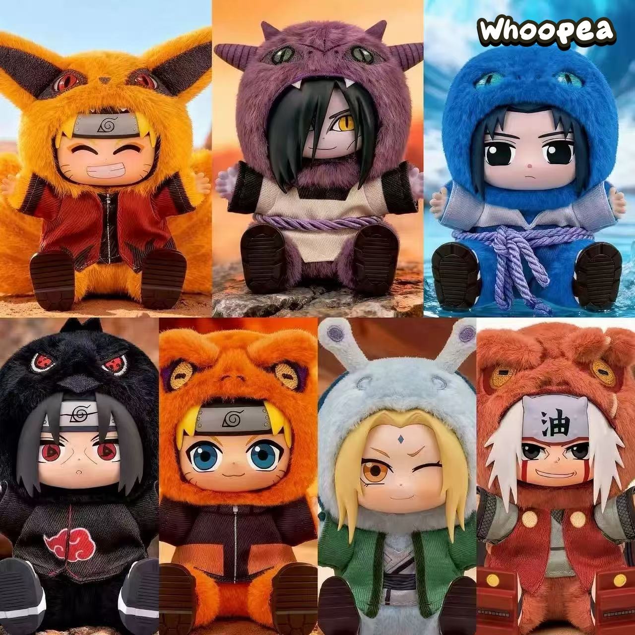 Naruto Beast Party V2 Series Plush Dolls, Blind Box