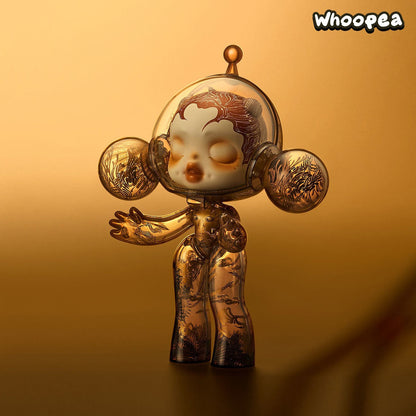 MEGA α SKULLPANDA 400% Wu Jian'an - Der Himmel der neun Ebenen