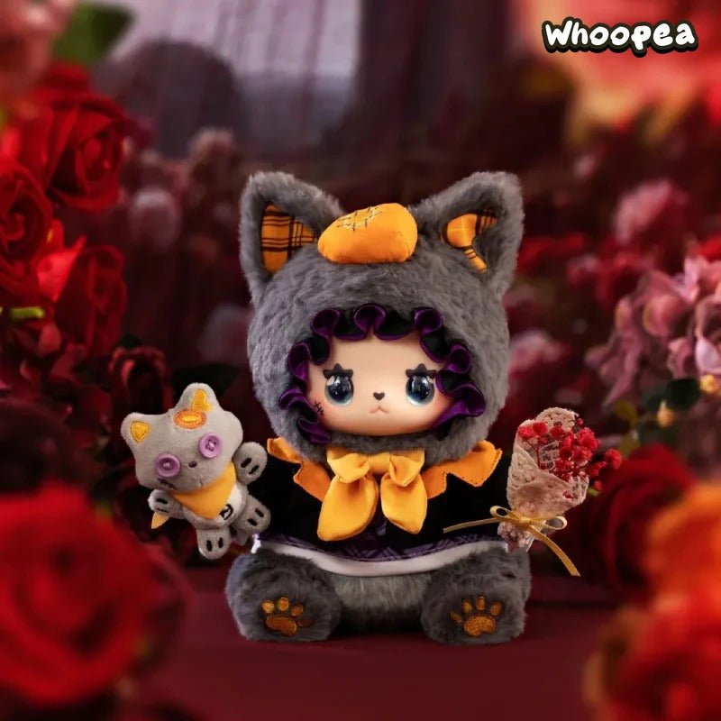 Pleasant Goat and Big Big Wolf x Lucky Emma Limited Edition Grey and Red Collaboration Plush Doll