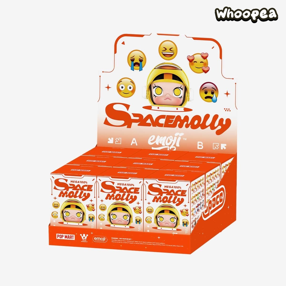 MEGA SPACE MOLLY 100% × emoji？ Series Figures, Blind Box