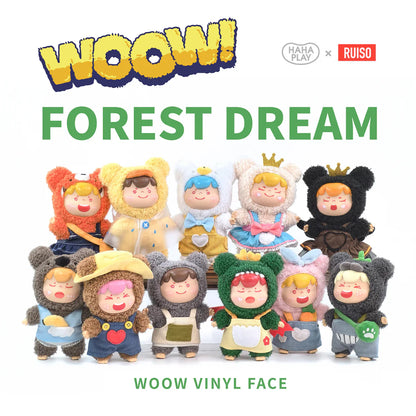 WOOW Forest Dream Vinyl Face Series Plush Dolls, Blind Box
