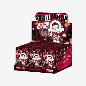 POP MART Skullpanda Tell Me What You Want Series Figures, Blind Box, Christmas Theme