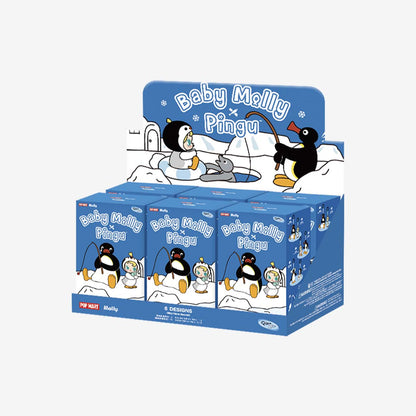 Baby Molly × Pingu Happy Fishing Serie – Vinyl-Plüschanhänger (Überraschungsbox)