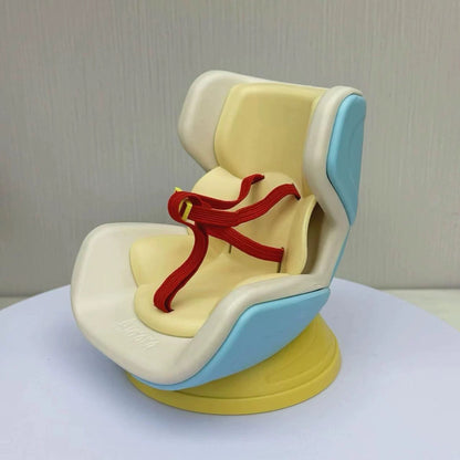 Kawaii Puppensitz Mini-Sitz für Labubu Ob11 Puppe Cartoon Ornament