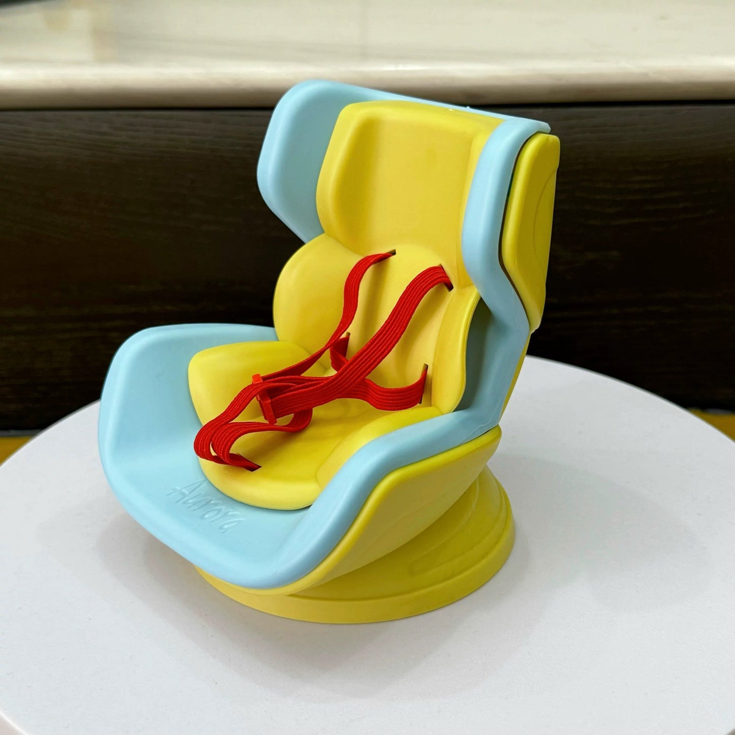 Kawaii Puppensitz Mini-Sitz für Labubu Ob11 Puppe Cartoon Ornament