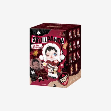 POP MART Skullpanda Tell Me What You Want Series Figures, Blind Box, Christmas Theme