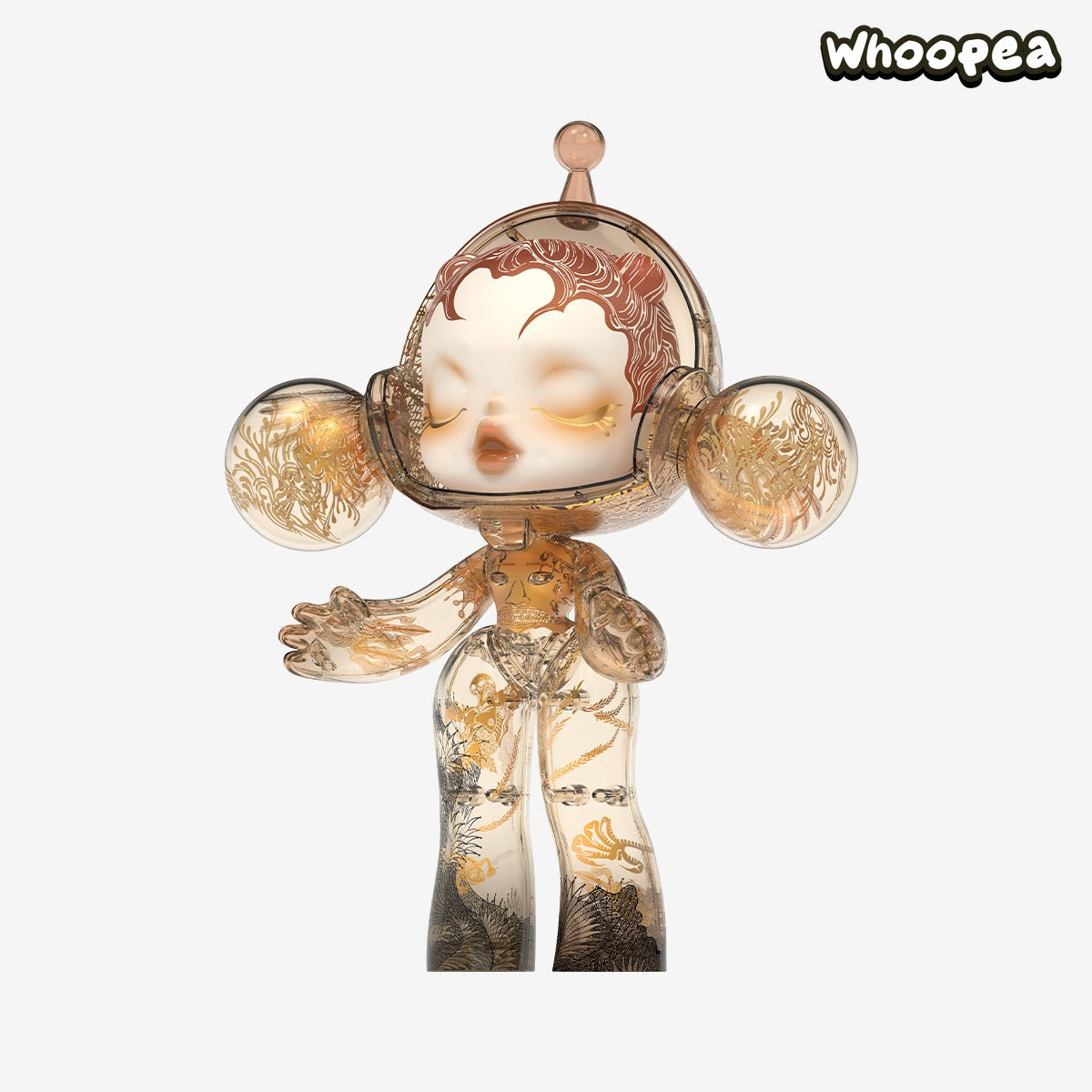 MEGA α SKULLPANDA 400% Wu Jian'an - Der Himmel der neun Ebenen