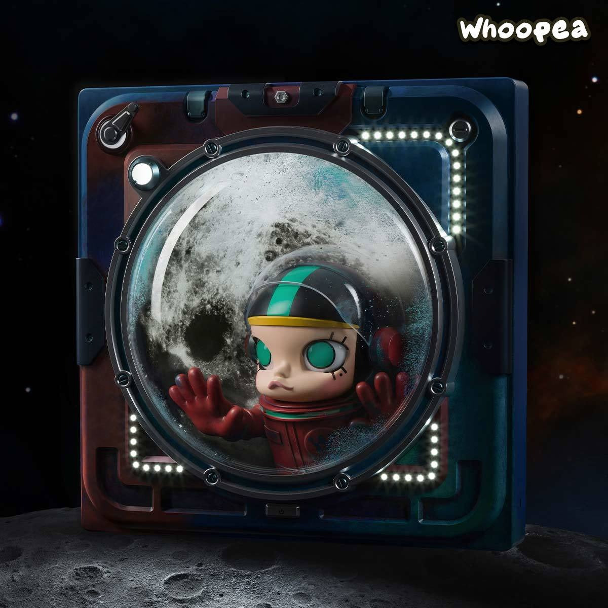 MEGA SPACE MOLLY Hello Moon "IN SPACE" 3D Painting