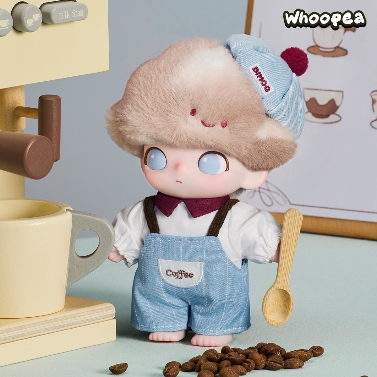 DIMOO Crush on Coffee Series-Vinyl Plush Blister Pack