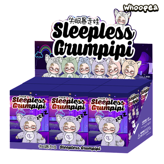 Sleepless Grumpipi Series Figures, Blind Box