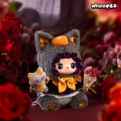 Pleasant Goat and Big Big Wolf x Lucky Emma Limited Edition Grey and Red Collaboration Plush Doll