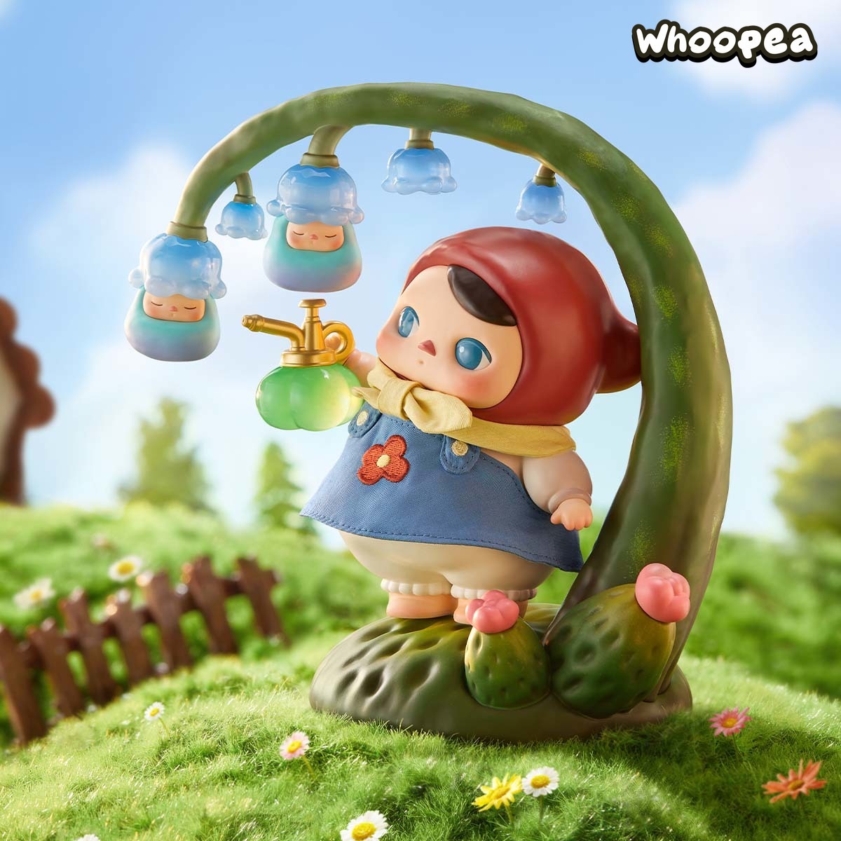 PUCKY Beanie Farmer Figurine