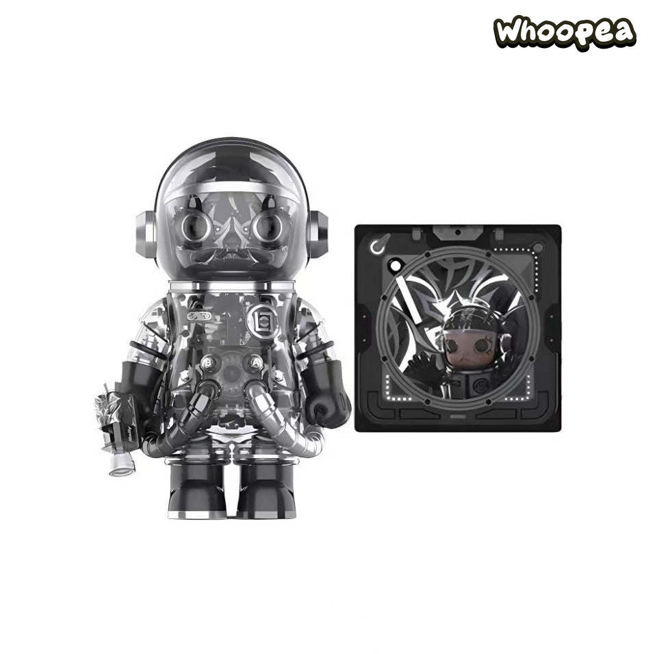 MEGA SPACE MOLLY 400% CLOT-Black Alienegra & ''IN SPACE'' 3D Painting