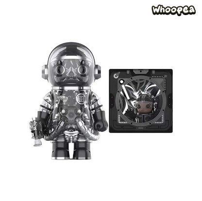 MEGA SPACE MOLLY 400% CLOT-Black Alienegra & ''IN SPACE'' 3D Painting