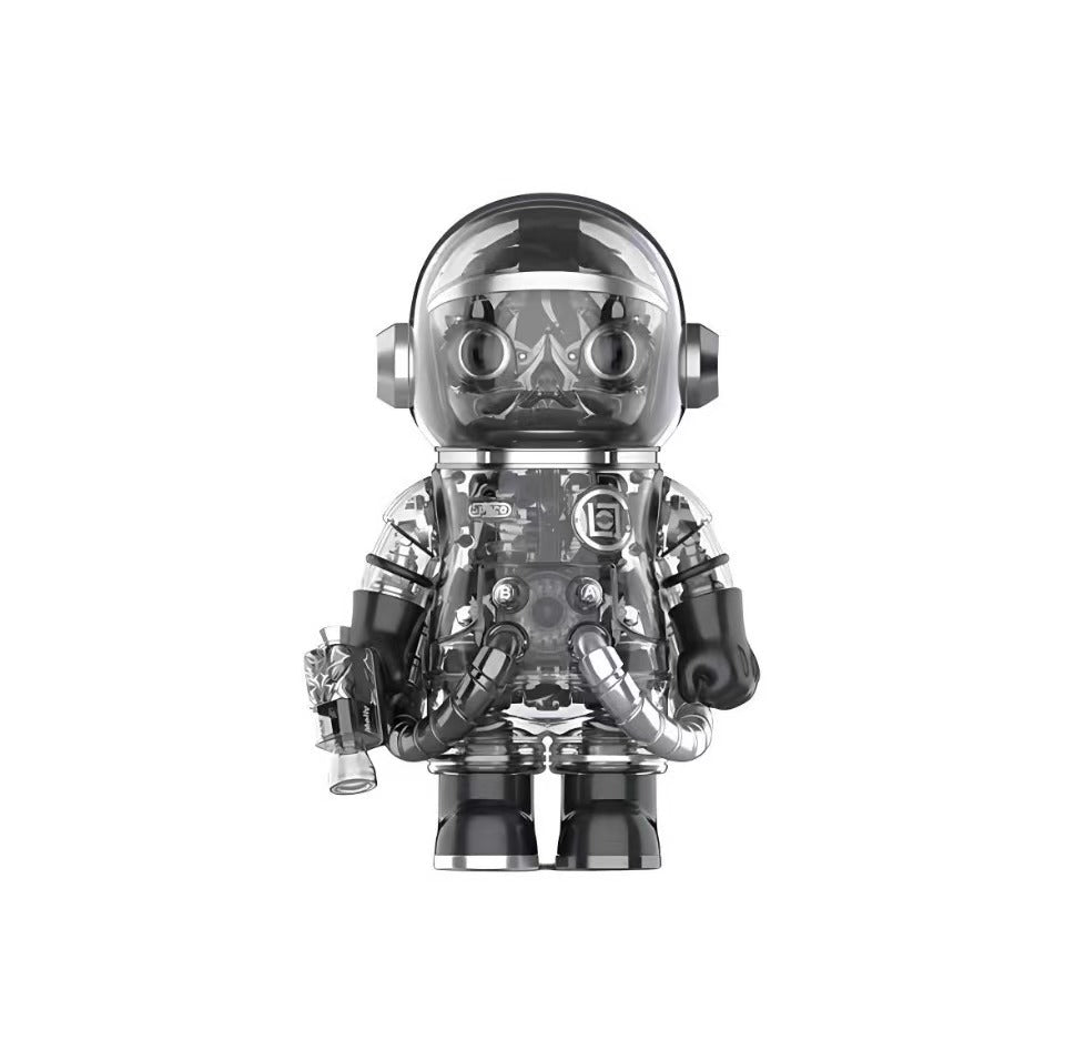 MEGA SPACE MOLLY 400% CLOT-Black Alienegra & ''IN SPACE'' 3D Painting