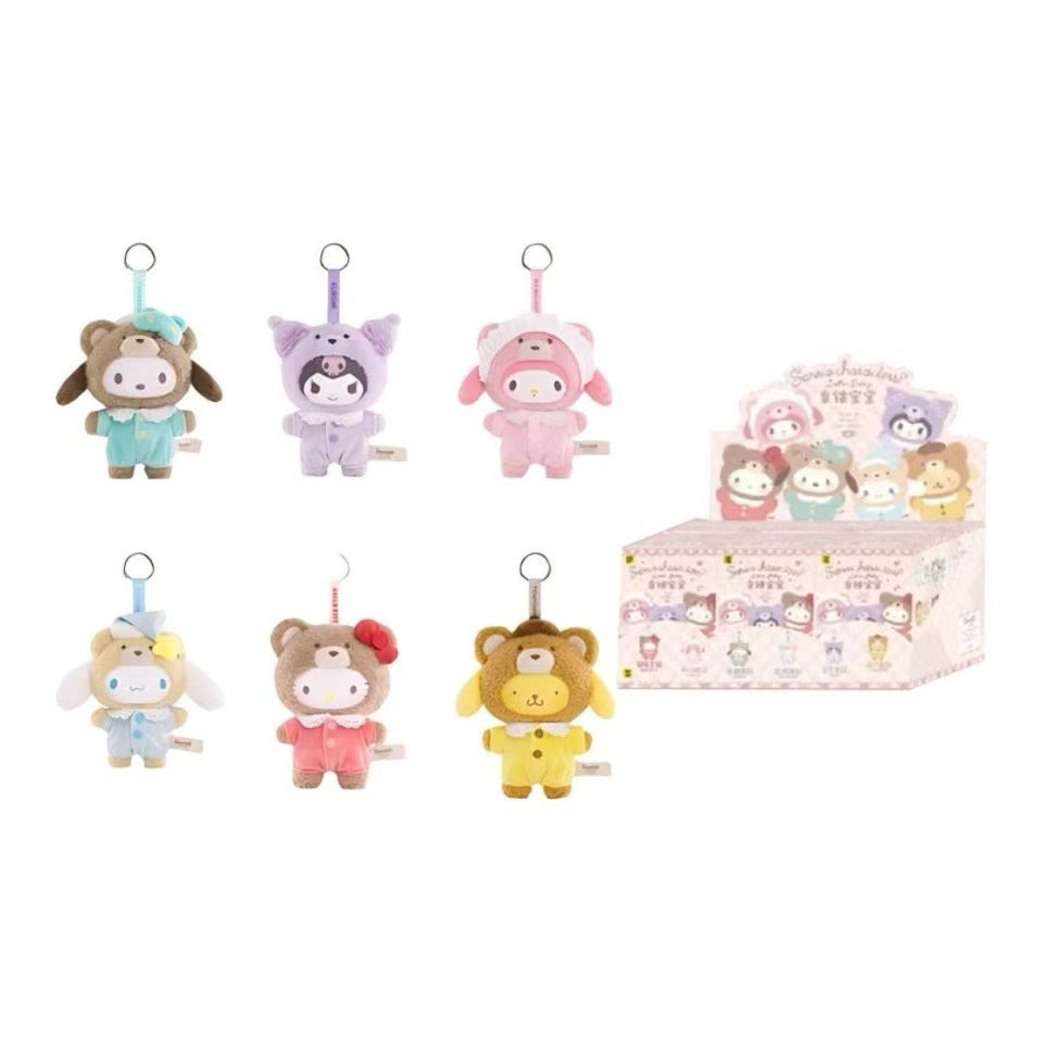 【Sale】SANRI0 Latte Baby Series Plush Dolls, Blind Box