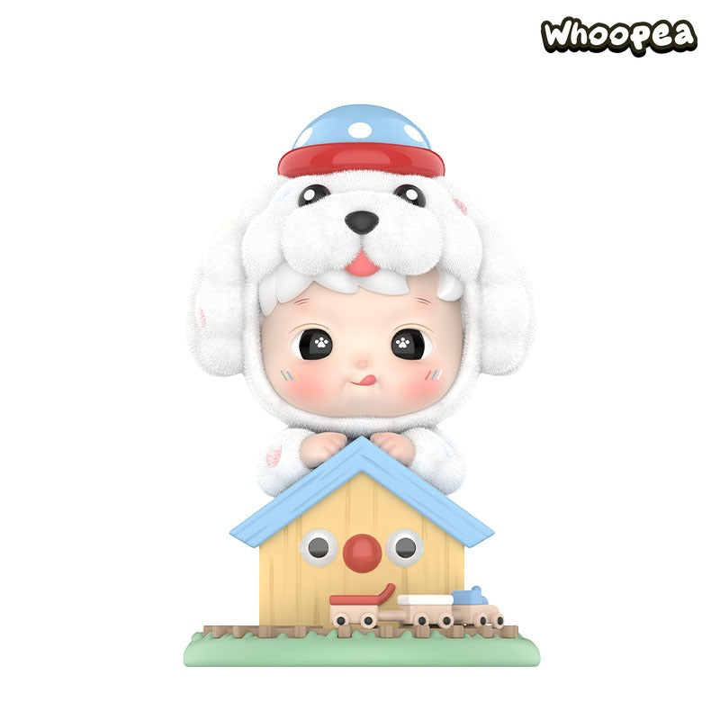 Hacipupu Fluffy Puppy Figure, Hanging Card