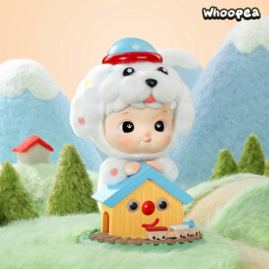 Hacipupu Fluffy Puppy Figure, Hanging Card