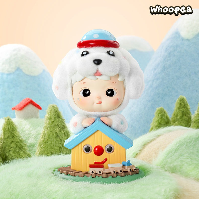 Hacipupu Fluffy Puppy Figure, Hanging Card