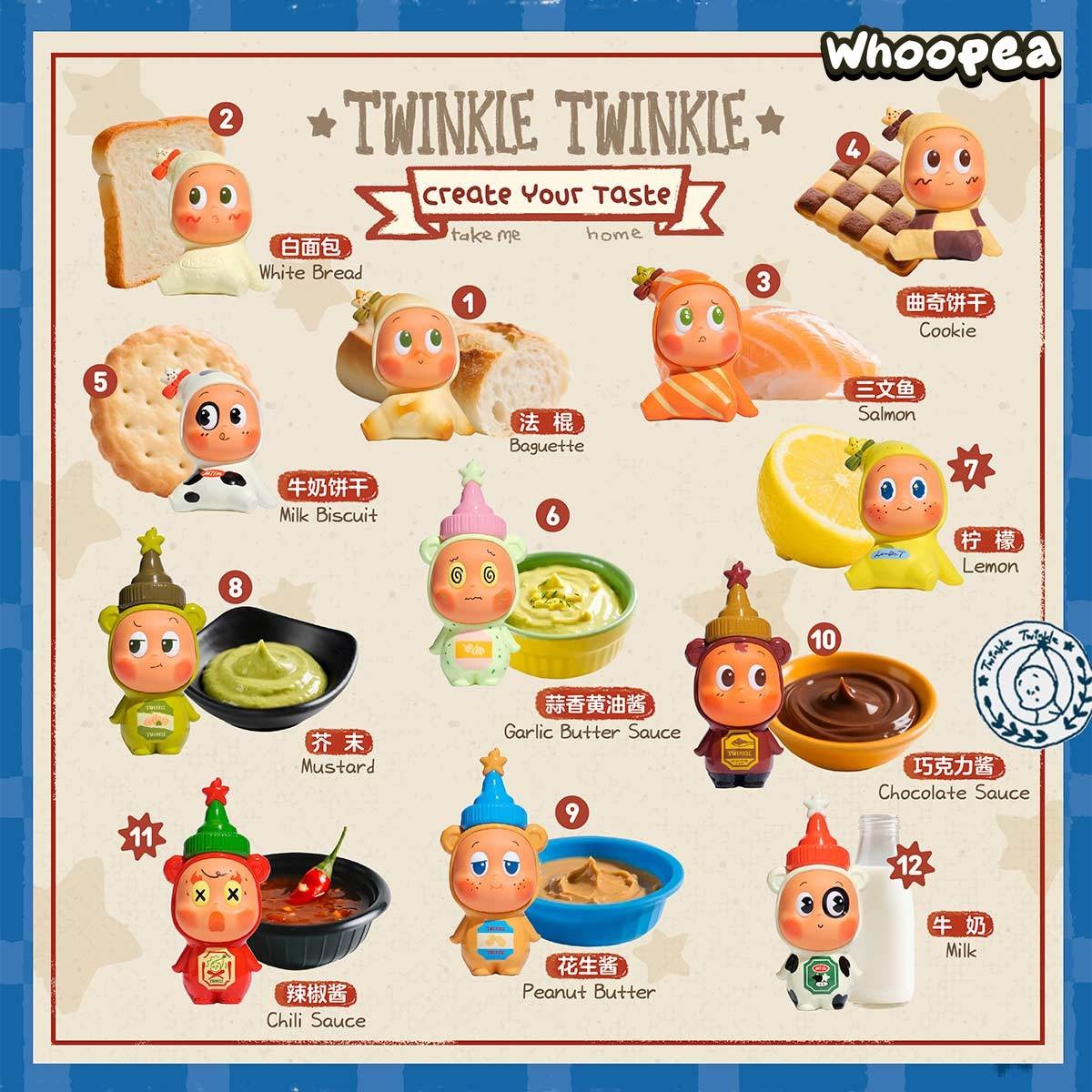 Twinkle Twinkle Create Your Taste Series Figures - A, Blind Box