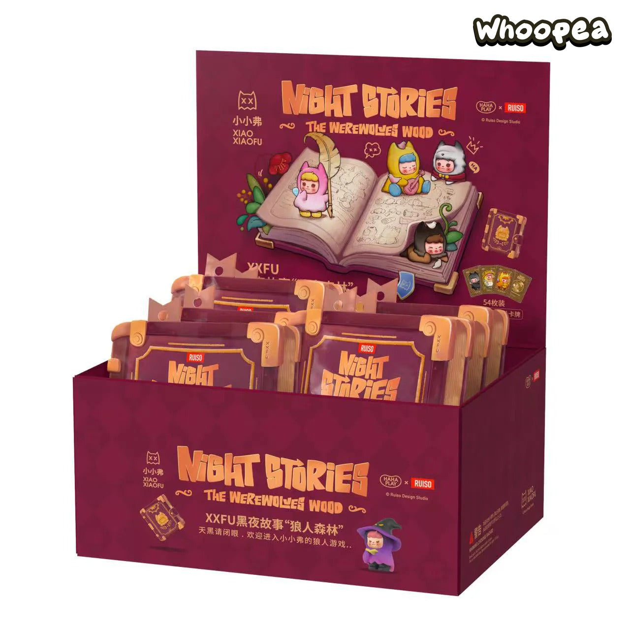 XXFU Xiaoxiaofu Night Stories The Werewolevs Wood Series Mini Beans, Blind Bag