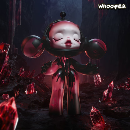 MEGA α SKULLPANDA 400% Red Crystal