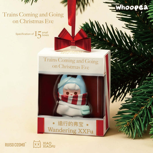 XXFU XiaoXiaoFu Christmas Train Series Mini Beans Figures Blind Box