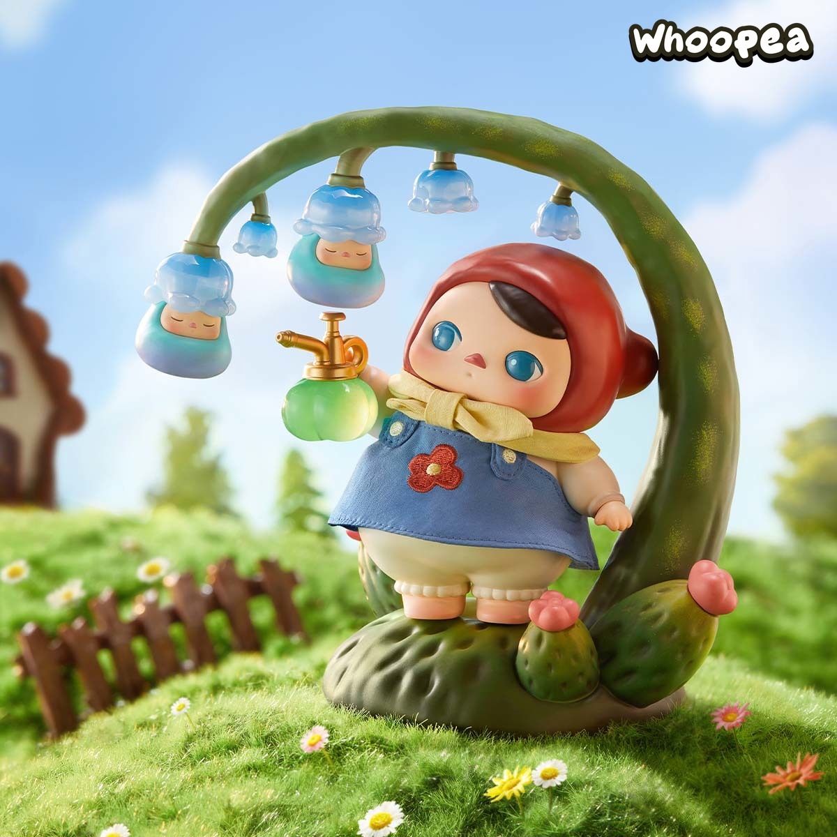 PUCKY Beanie Farmer Figurine