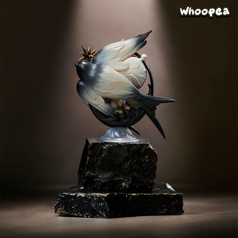 SKULLPANDA Light's Longitude and Latitude Figurine, Hanging Card