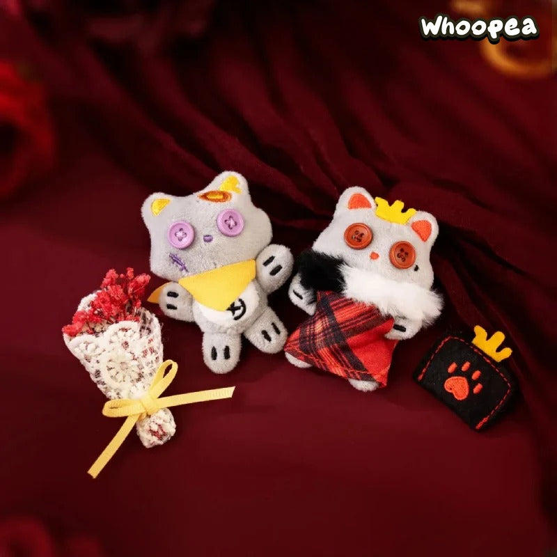 Pleasant Goat and Big Big Wolf x Lucky Emma Limited Edition Grey and Red Collaboration Plush Doll