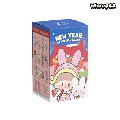 zZoton New Year In Apple Village Series Figures, Blind Box