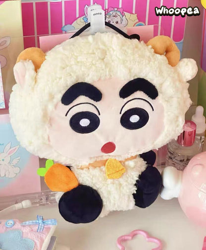 Crayon Shinchan Niedliche Plüsch-Taschenpuppen, Überraschungsbox