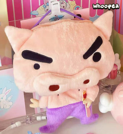 Crayon Shinchan Niedliche Plüsch-Taschenpuppen, Überraschungsbox