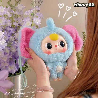 Baby Three - Big Head Baby Zipper Bag Plush Dolls, Blind Box