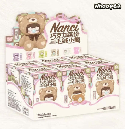 Nanci Colorful Chocolate Cutie Bears Series Plush Dolls, Blind Box