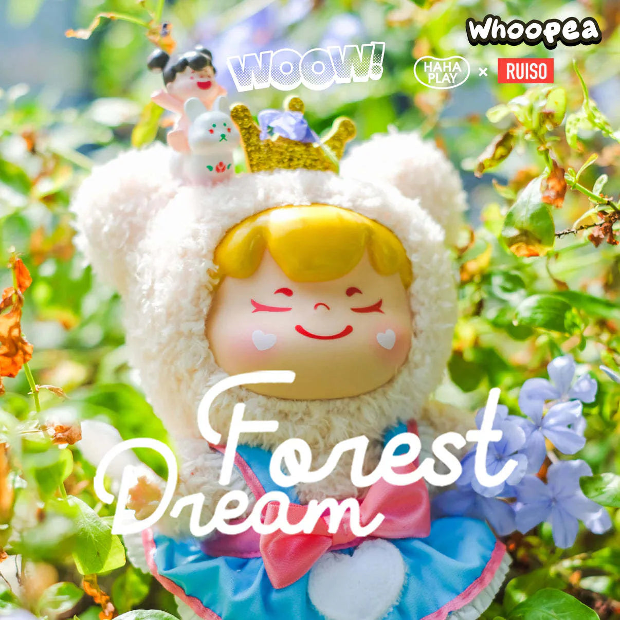 WOOW Forest Dream Vinyl Face Series Plush Dolls, Blind Box