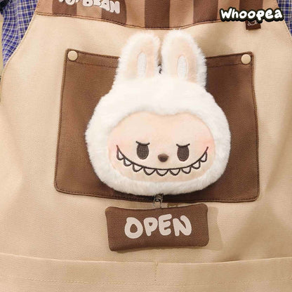 POP BEAN Coffee Factory Series-LABUBU Apron